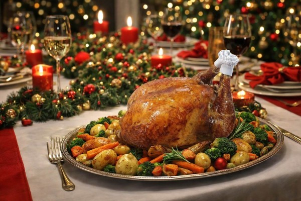Truthahn/ Turkey inkl. Beilagen und Sauce